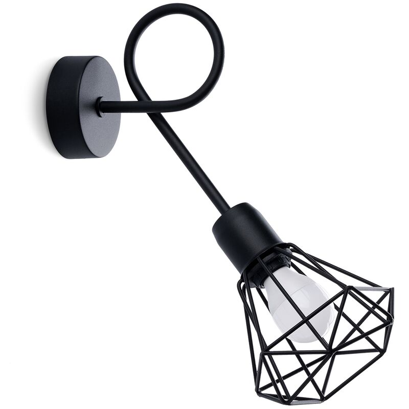 Sollux - Applique Artemis acier 1xE14