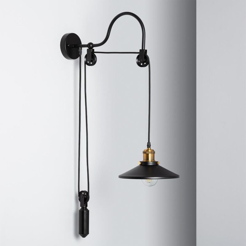 Lampe Murale Métal Auala Noir
