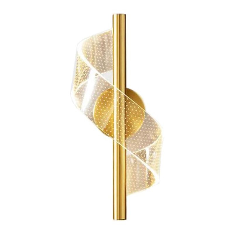 Lampe murale de tête de lit de chambre de luxe léger, lampe frontale de miroir de salle de bains, lumière tricolore