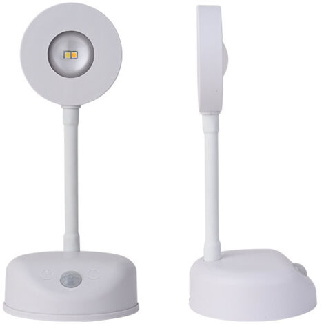Lampe murale d'intérieur rechargeable sans câblage spot LED intelligent avec capteur de corps humain lumière d'illumination télécommandée