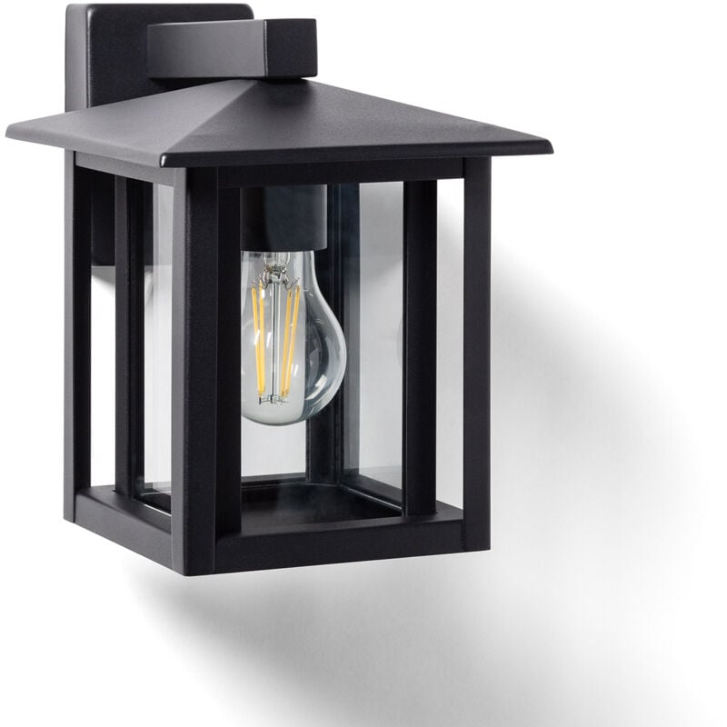 Lampe Murale Extérieure Acier Inoxydable Awala Noir