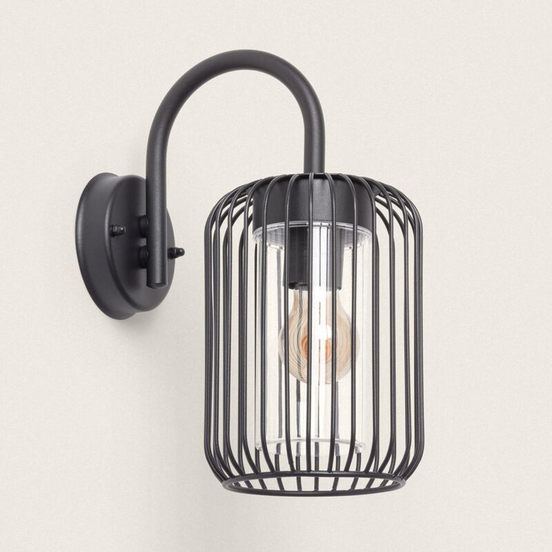 Lampe Murale Extérieure Acier Inoxydable Dadawa Round Noir