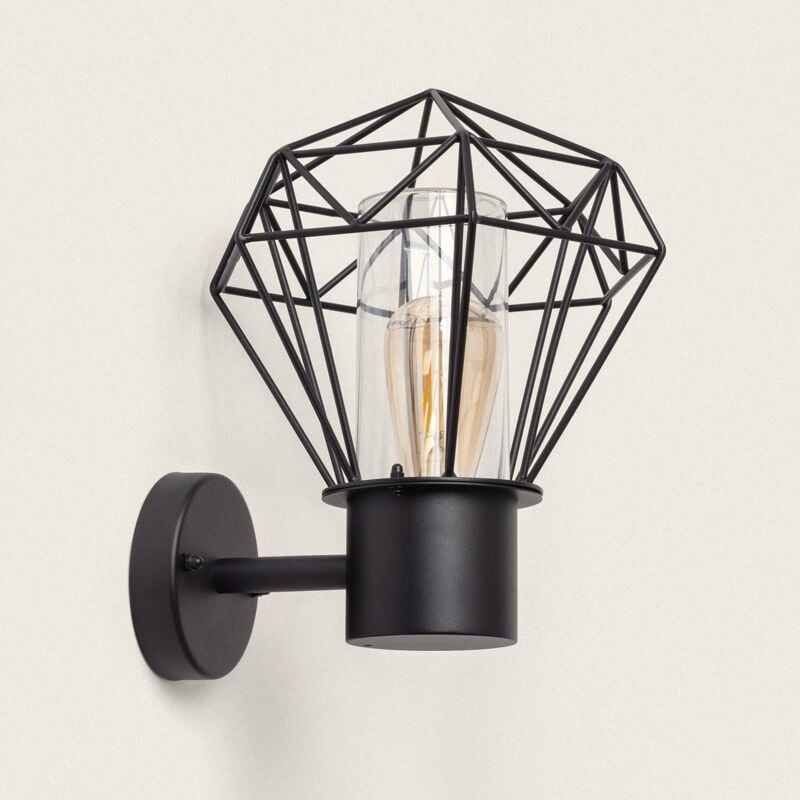 Lampe Murale Extérieure Acier Inoxydable Niamey Noir