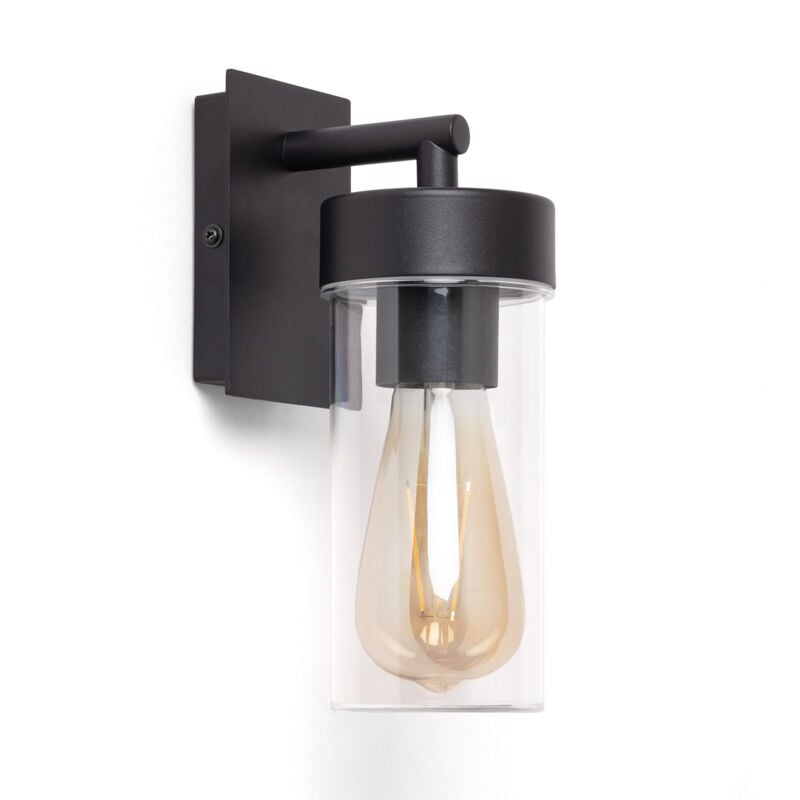 Ledkia - Lampe Murale Extérieure Aluminium Lutsha Noir