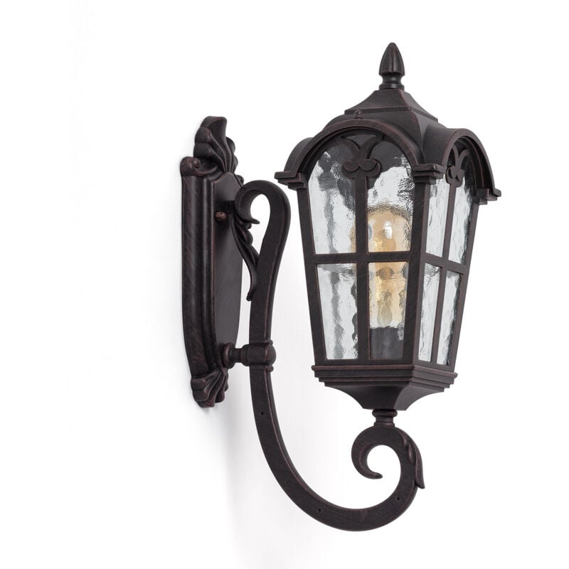 Lampe Murale Extérieure Aluminium Marnot Rouille