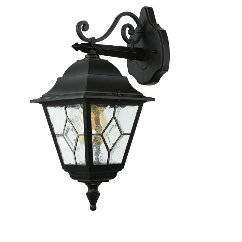 Licht-erlebnisse - Lampe murale extérieure Noir Rustique E27 Applique murale extérieure Licht-erlebnisse - Lampe murale extérieure Noir Rustique E27 Applique murale extérieure