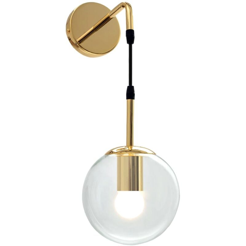 Applique murale APP685-1W balle or 1-POINTS de lumière E27 14X30CM