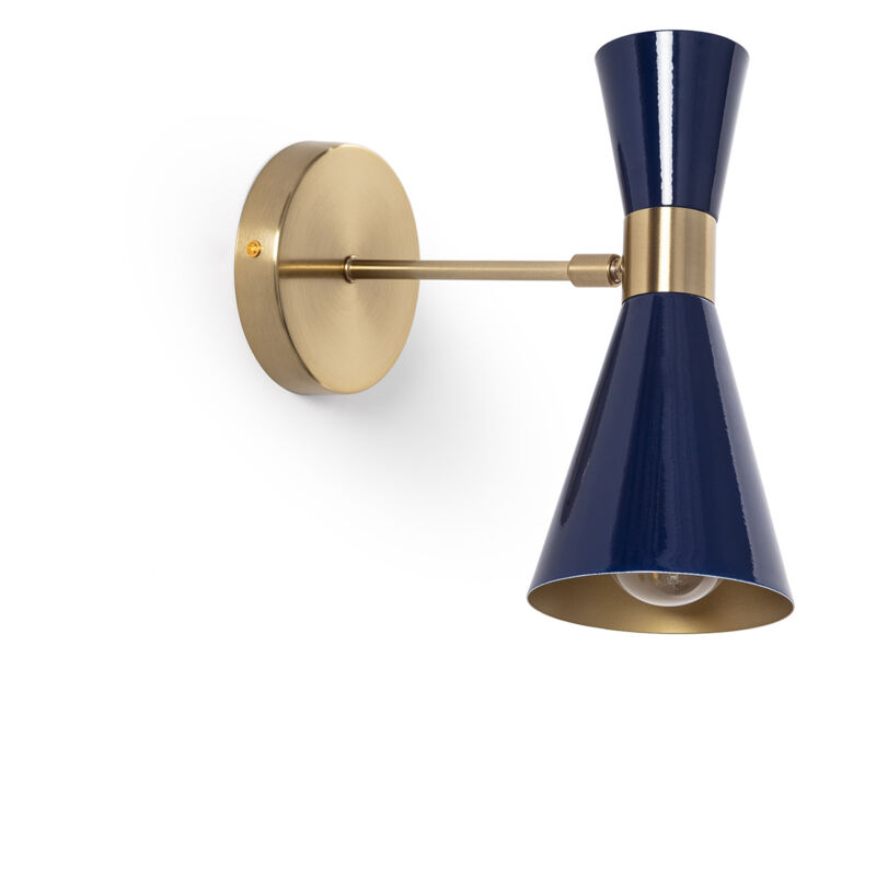 Lampe Murale Métal Jigger Orientable Bleu Lampe Murale Métal Jigger Orientable Bleu