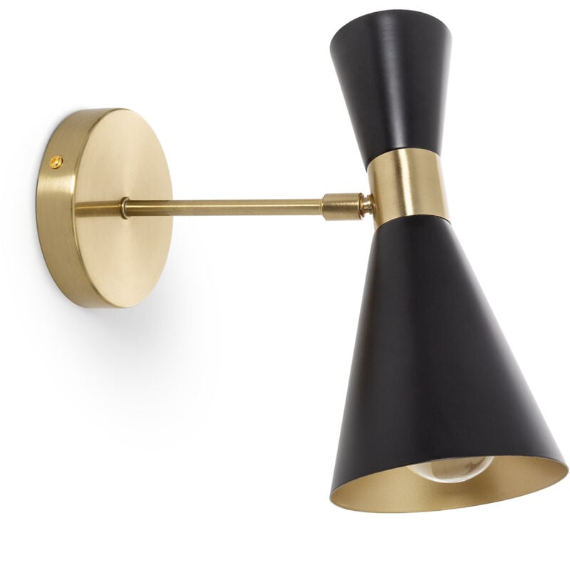 Lampe Murale Métal Jigger Orientable Noir