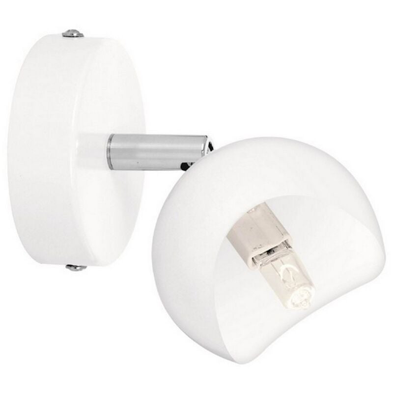 Spot d'Intérieur Kita, Métal, Blanc, 8x8x13 cm