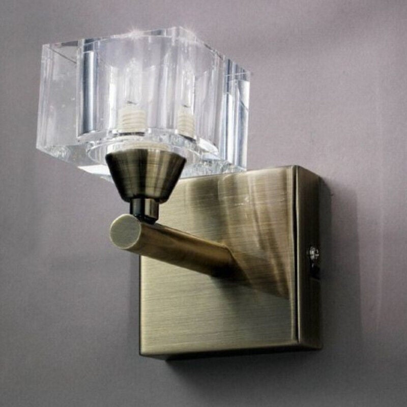 Lampe Murale Laiton Cubic