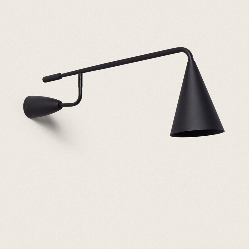 Lampe murale Articulée LED Aluminium 8W Elise Noir