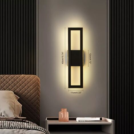Lampe murale LED moderne à longue bande pour applique escalier bar lampe murale linéaire chambre à coucher