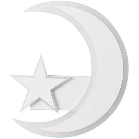 Lampe Murale Led Moon And Star Wall Light 11w Cold Light Bedroom Lamp E47
