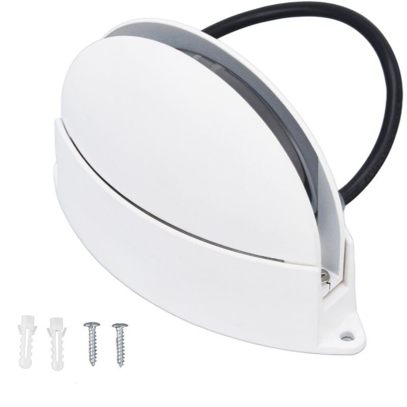 Lampe murale LED semi-circulaire 180° pour couloir, salon, appui de fenêtre, lumière chaude AC85-265V