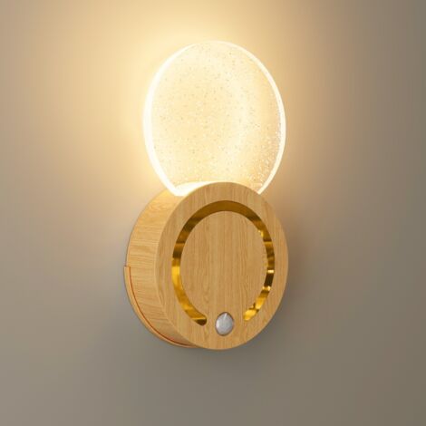 Lampe murale LED tactile rechargeable : design créatif et minimaliste pour la décoration de la chambre, du salon et de la table de chevet.