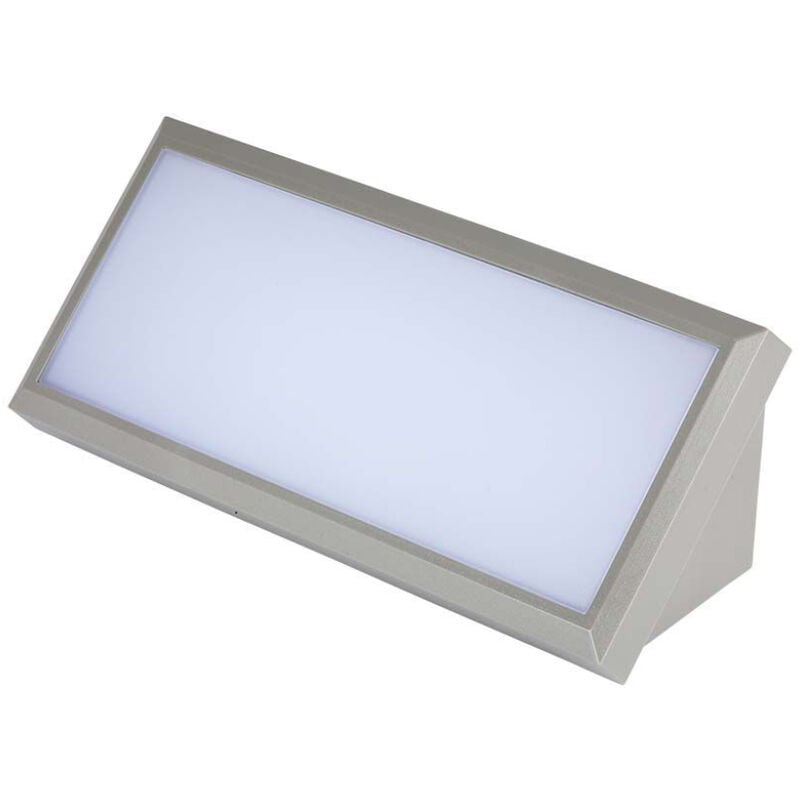 V-tac - Lampe murale d'angle led 12W Couleur Gris 4000K IP65