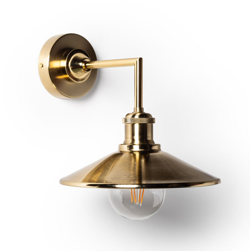 Lampe Murale Métal Frankfield Doré