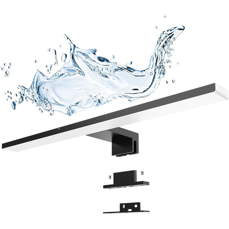 Lampe murale miroir de salle de bains LED, 40cm, lumière neutre 4200k, lampe murale miroir d'éclairage