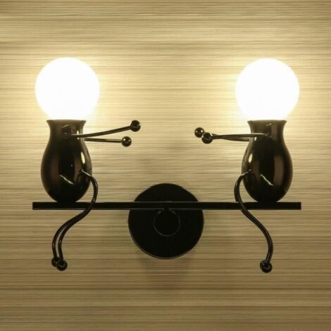 Lampe Murale Moderne Mode Applique Murale Créatif Simplicité Design Appliques - Noir