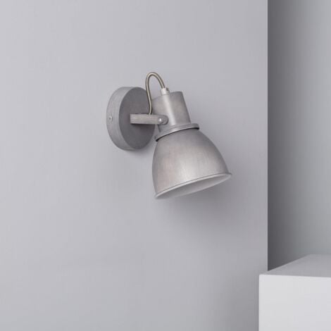 Lampe Murale Orientable Aluminium Emery 1 Spot Gris - Gris