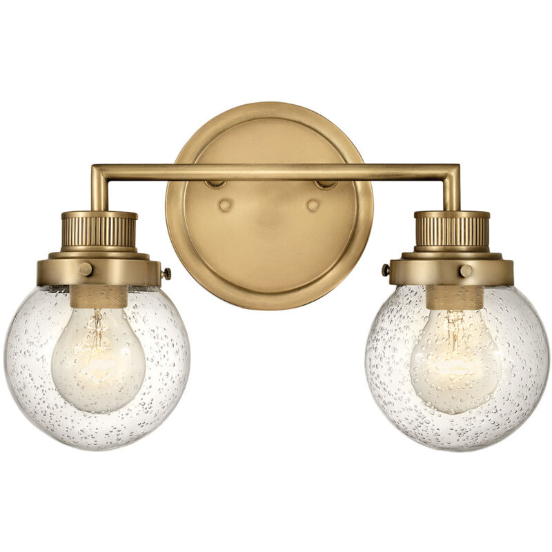 Hinkley Poppy Applique de salle de bain Heritage Laiton, IP44 - Elstead