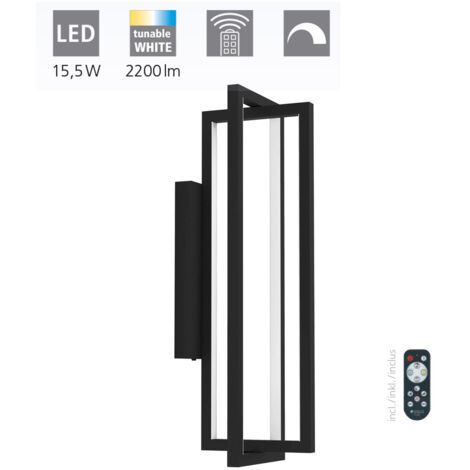 Lampe murale Sibérie Plastique LED blanc 15,5W 3000-6500K L: 16 cm H: 30 cm Dimmable