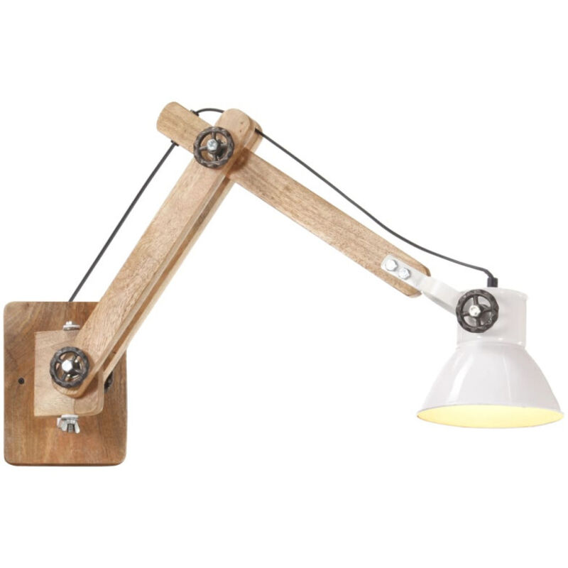 Lampe murale Style industriel Blanc Rond E27