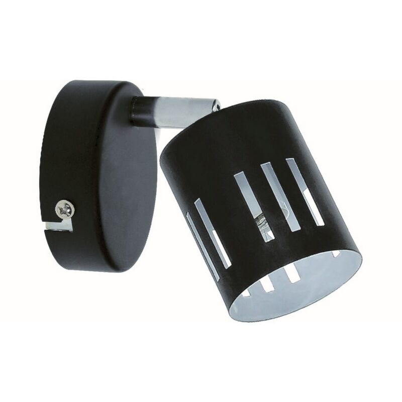 Spot d'Intérieur Ulrika, Métal, Noir, 10x10x13 cm