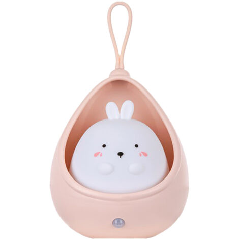 Lampe murale veilleuse à capteur mignonne, rechargeable, cadeau de décoration de chambre adapté aux enfants, aux bébés et aux adolescents.