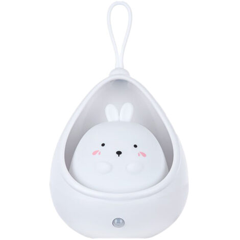 Lampe murale veilleuse à capteur mignonne, rechargeable, cadeau de décoration de chambre adapté aux enfants, aux bébés et aux adolescents.