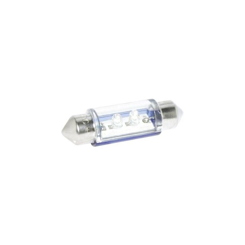 Eufab - lampe navette 12V 10X36 bleue 13472