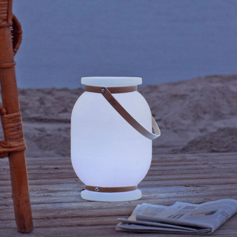 Moovere - candela 30 cm de haut. Lampe décorative sans fil pour l'intérieur et l'extérieur. Lumière led rechargeable par usb. Fabriqué en Espagne