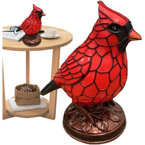 Lampe Oiseau Décorations Lumineuses Réalistes en Résine d