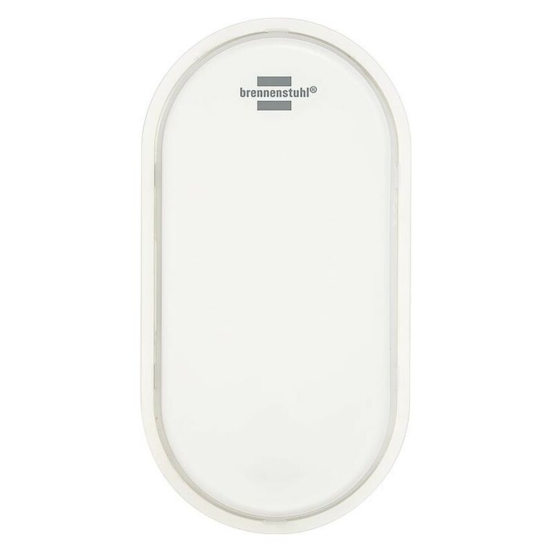 Lampe ovale à led 15 w 1680 lm, 4000 k avec détecteur de mouvement