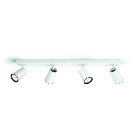 Lampe Paisley 4 lumières blanc - 5057431PN