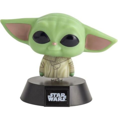 Lampe paladone Symbol der Mandalorianer Baby Yoda