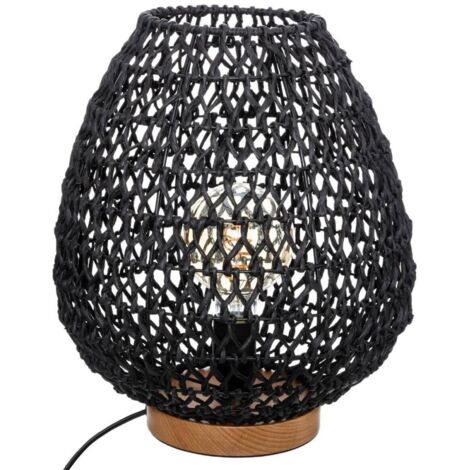 Lampe papier Etel noir H35.5