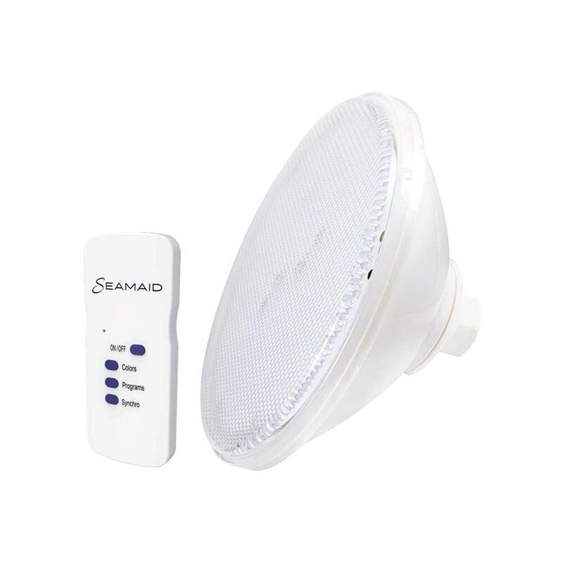 Éclairage piscine - Ampoule LED Ecoproof PAR56 90 LED 16W avec télécommande - RGB de Seamaid