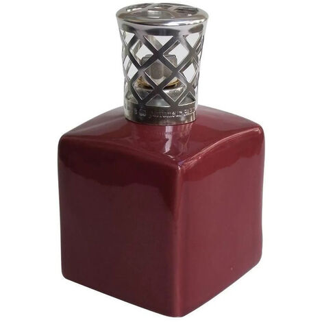 Lampe Parfumeur Encrier Carré Rouge