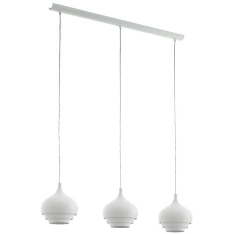 Lampe pendante à 3 lampes Camborne Blanc - 97213