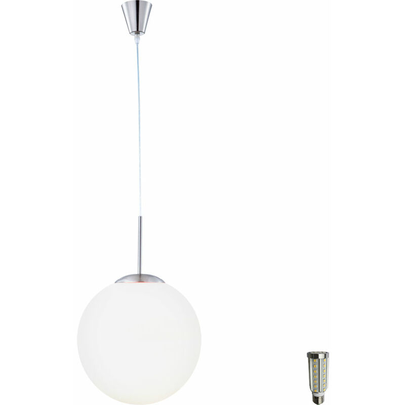 Etc-shop - Lampe à suspension suspension lampe de chambre à coucher éclairage de boule dans un ensemble comprenant des ampoules LED