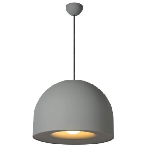 Lampe pendante moderne grise en béton Akron Ø 50cm - 1x E27 - 20421/01/36