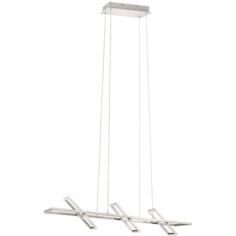 Lampe pendante moderne Tamasera M nickel - 96816