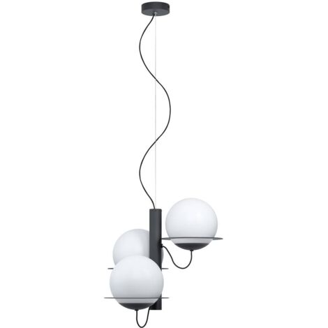 Lampe pendante unique Sabalete Noir - 98364