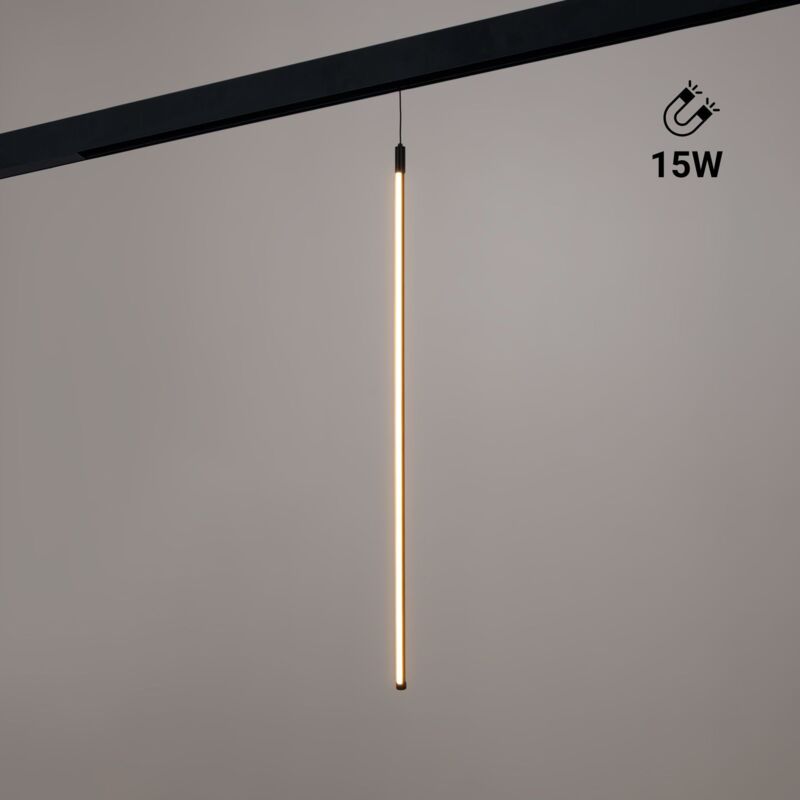 Lampe pendante verticale à led pour rail magnétique - 48V - 15W - Blanc Chaud Lampe pendante verticale à led pour rail magnétique - 48V - 15W - Blanc Chaud