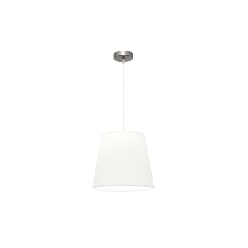 Fabrilamp - Lampe pendante Maldivas 1xe27 Nickel/blanc Reg.35d de .