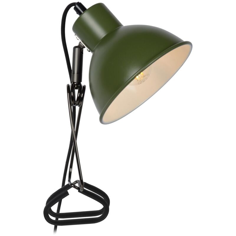 Moys Lampe à pinc.-Vert-1xE27