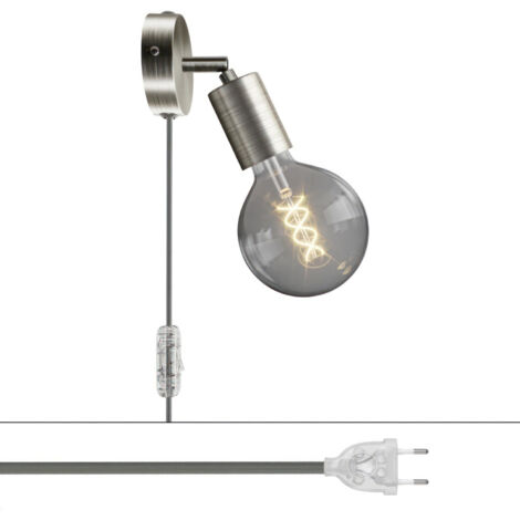 Lampe pivotante en métal