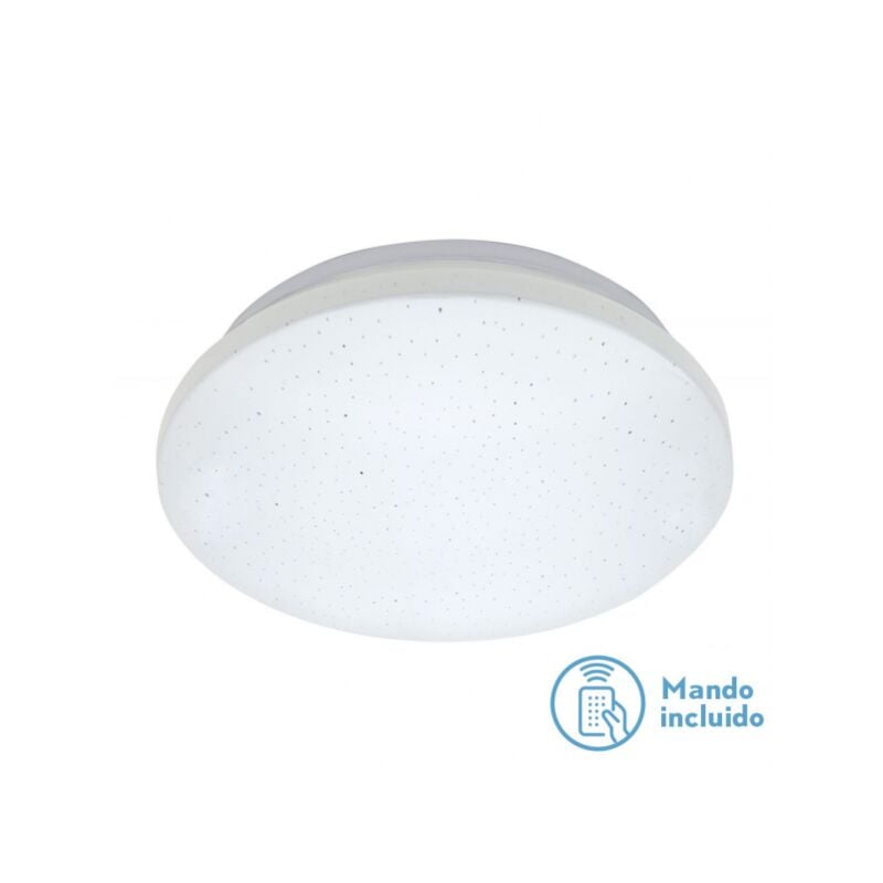 Plafonnier 12w 3 temp. palladium white 960lm 25d.